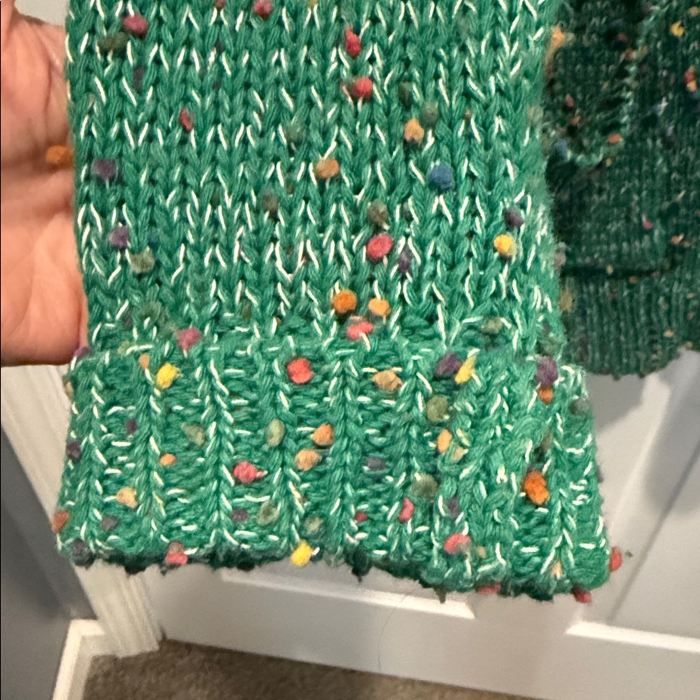 Miley Dot Green Cardigan - Picture 5 of 5